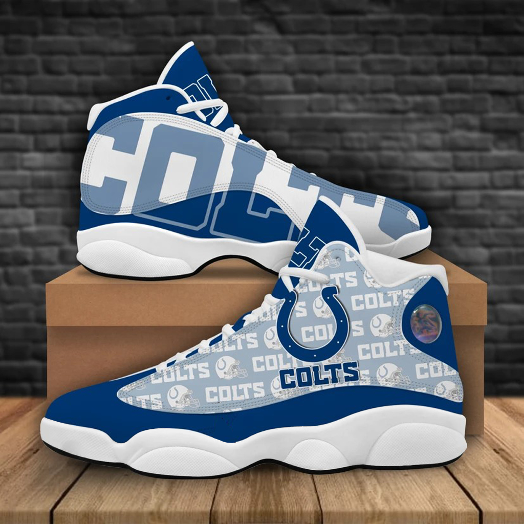 Men's Indianapolis Colts Limited Edition JD13 Sneakers 003